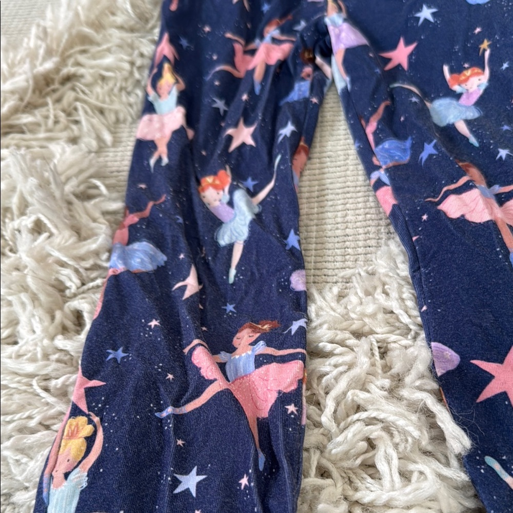 Little Sleepies Blue Ballerina Leggings - Picture 4 of 4
